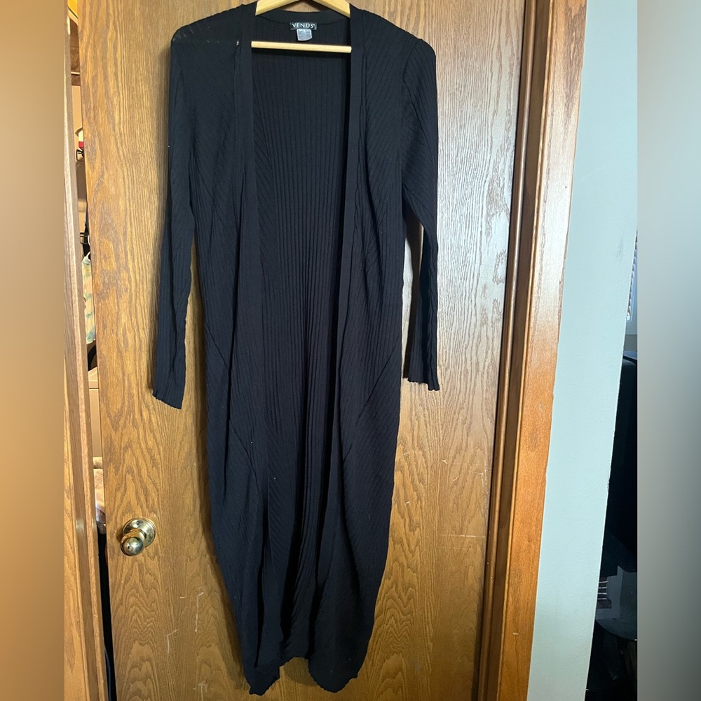 Venus long cardigan black L